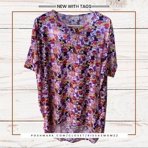 LULAROE Irma Disney Mickey Mouse Purple/Pink NWT